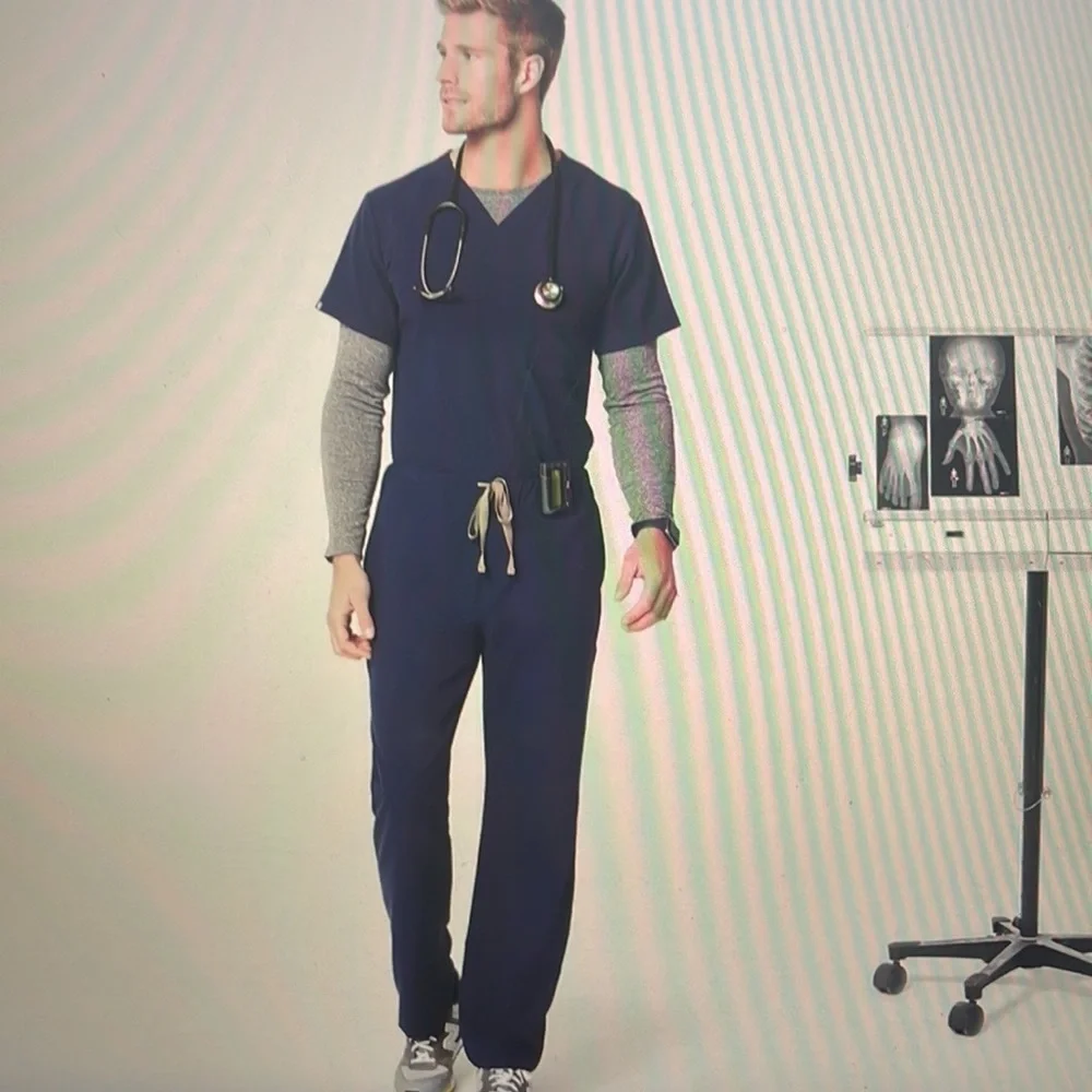 Figs Pisco technical collection Scrubs‎ Pants size large navy